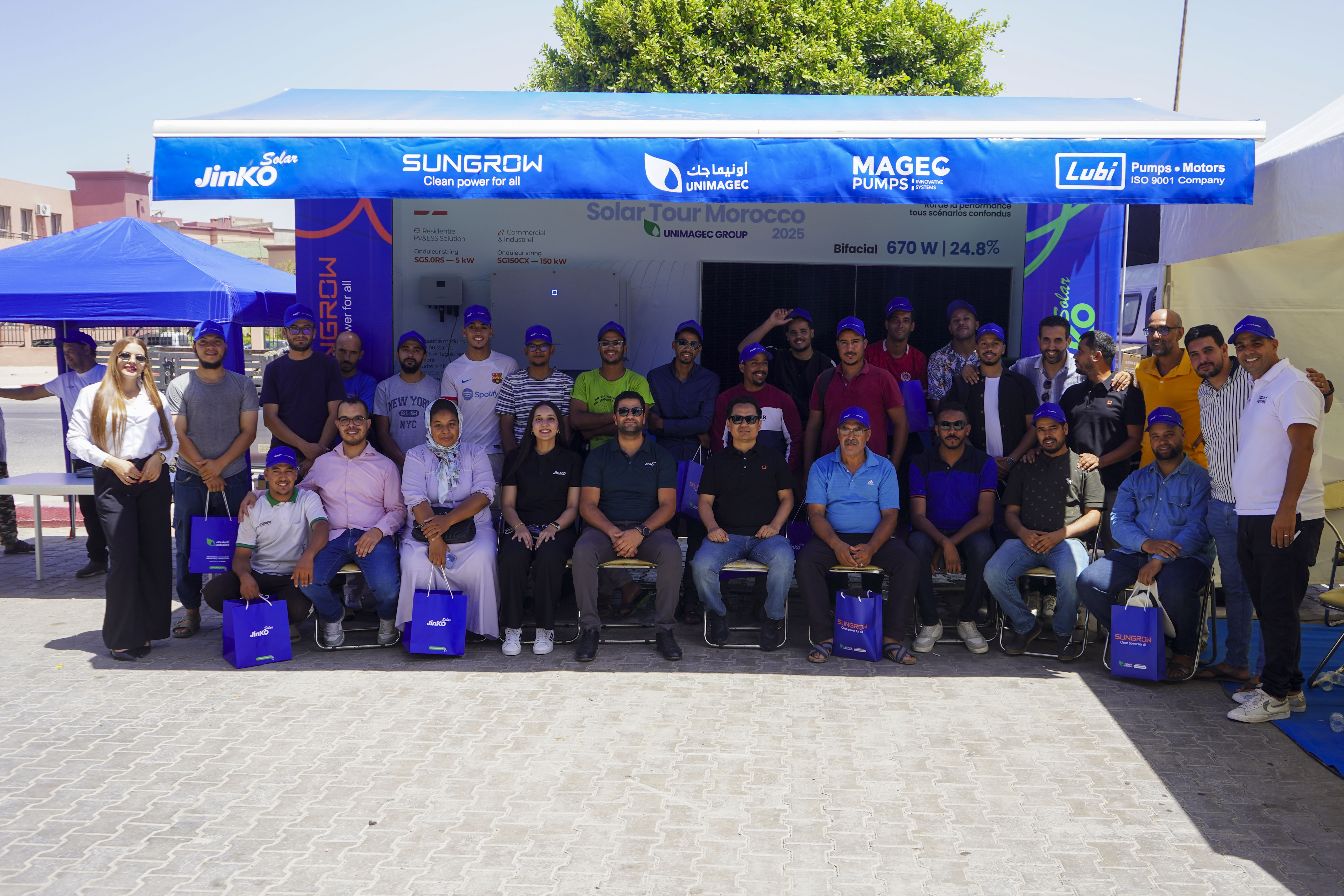 Jinko Solar Successfully Concludes Solar Tour Across Morocco in collaboration with Unimagec 