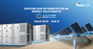 TRINA SOLAR TO SHOWCASE INTEGRATED ENERGY SOLUTIONS AT WORLD FUTURE ENERGY SUMMIT