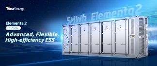 Trina Storage to Unveil Advanced 5MWh Variant of Elementa 2 Platform Featuring In-House 314Ah LFP Cells