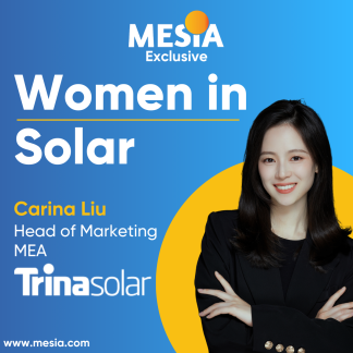 Women in Solar - Carina Liu, Head of Marketing MEA - Trinasolar